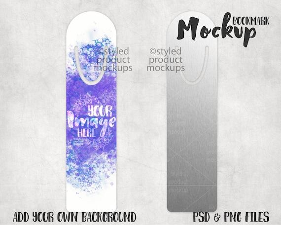 Dye Sublimation Bookmark Mockup Add Your Own Image And Etsy