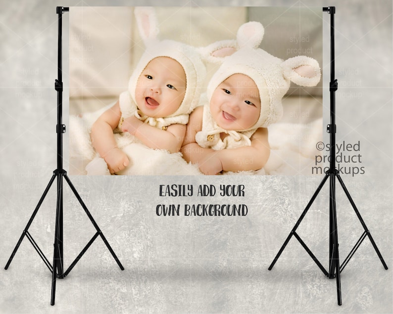 Download Party table backdrop stand mockup Add your own image and | Etsy