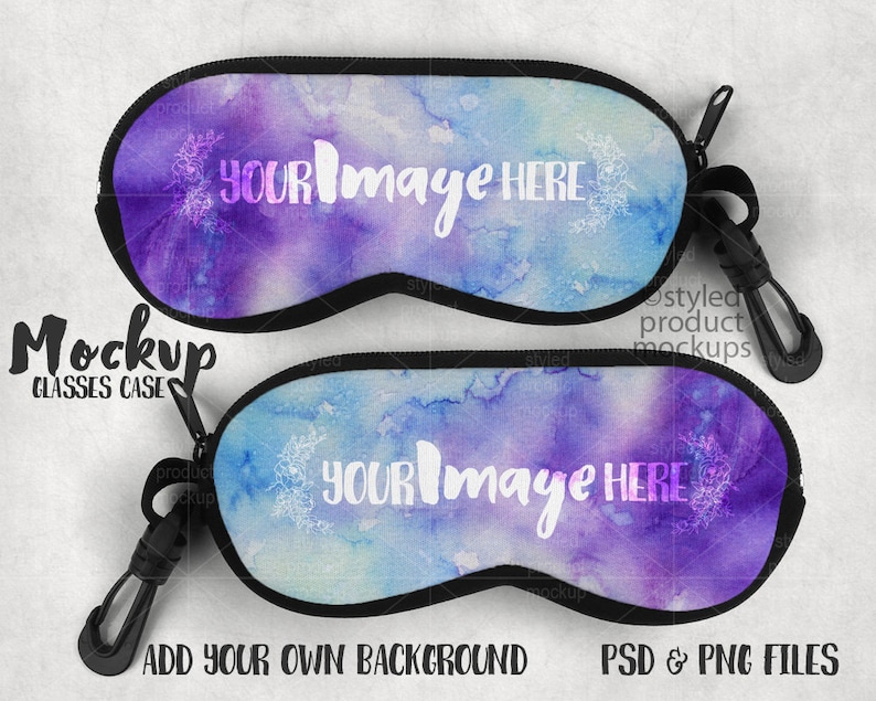 Download Dye sublimation eyeglass case mockup template Add your own ...