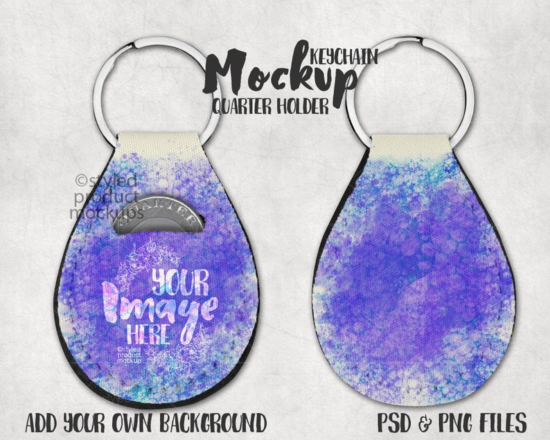 Round Quarter Holder Mockup Template Add Your Own Image and Etsy
