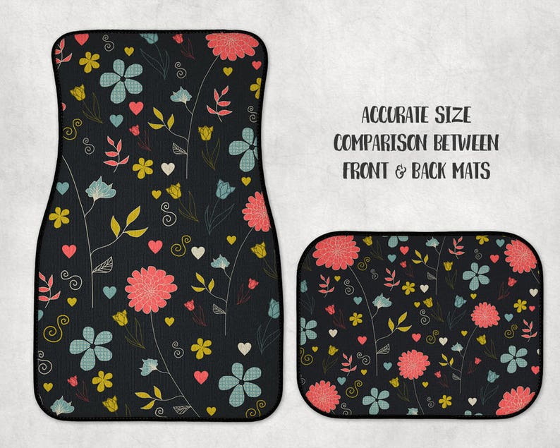 Download Sublimation car mat mockup template Front and Back seat ...