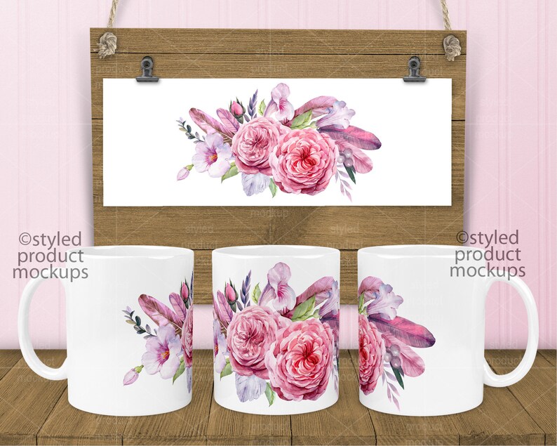 Download Dye sublimation 11 oz coffee mug with full wrap scene ...