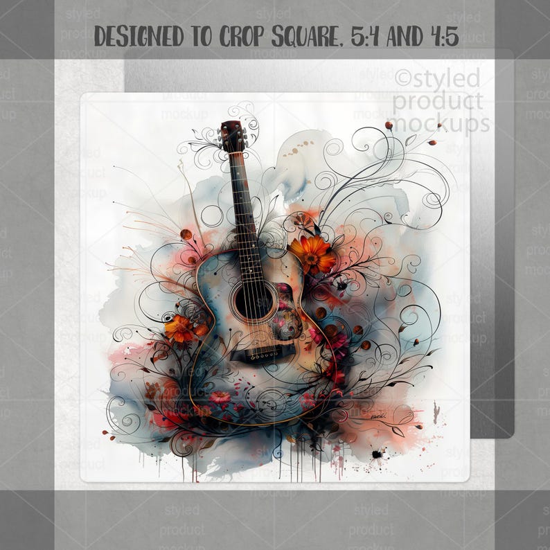 10x10 Aluminum Photo Panel Mockup | Sublimation Square Aluminum | PSD, PNG, Canva, EPS image 4
