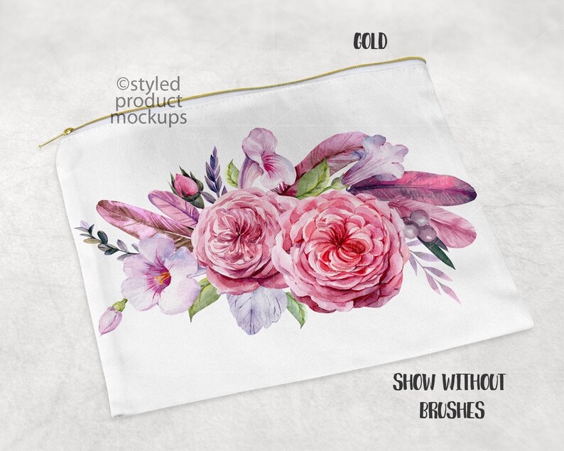 Download Dye sublimation polyester canvas zippered cosmetic bag ...
