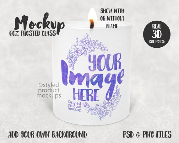Download Dye Sublimation 6 Ounce Frosted Glass Mockup Add Your Own Etsy