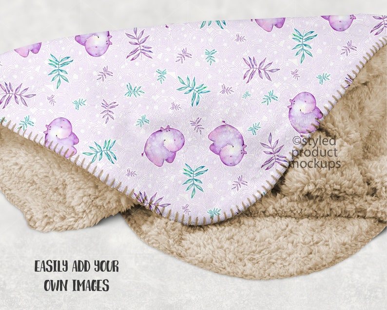 Dye Sublimation Sherpa Back Blanket With Whip Stitch Border Etsy