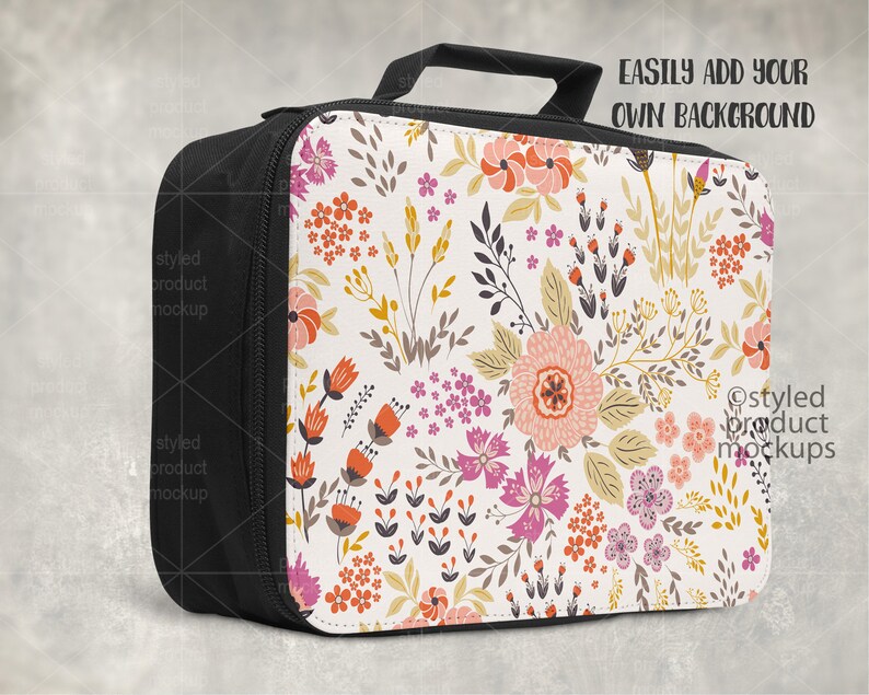 Download Dye sublimation lunch tote Mockup Add your own image and ...