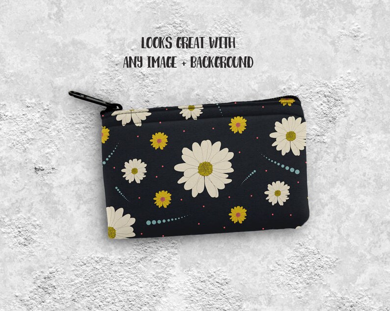 Dye Sublimation Coin Purse mockup template Add your own Etsy