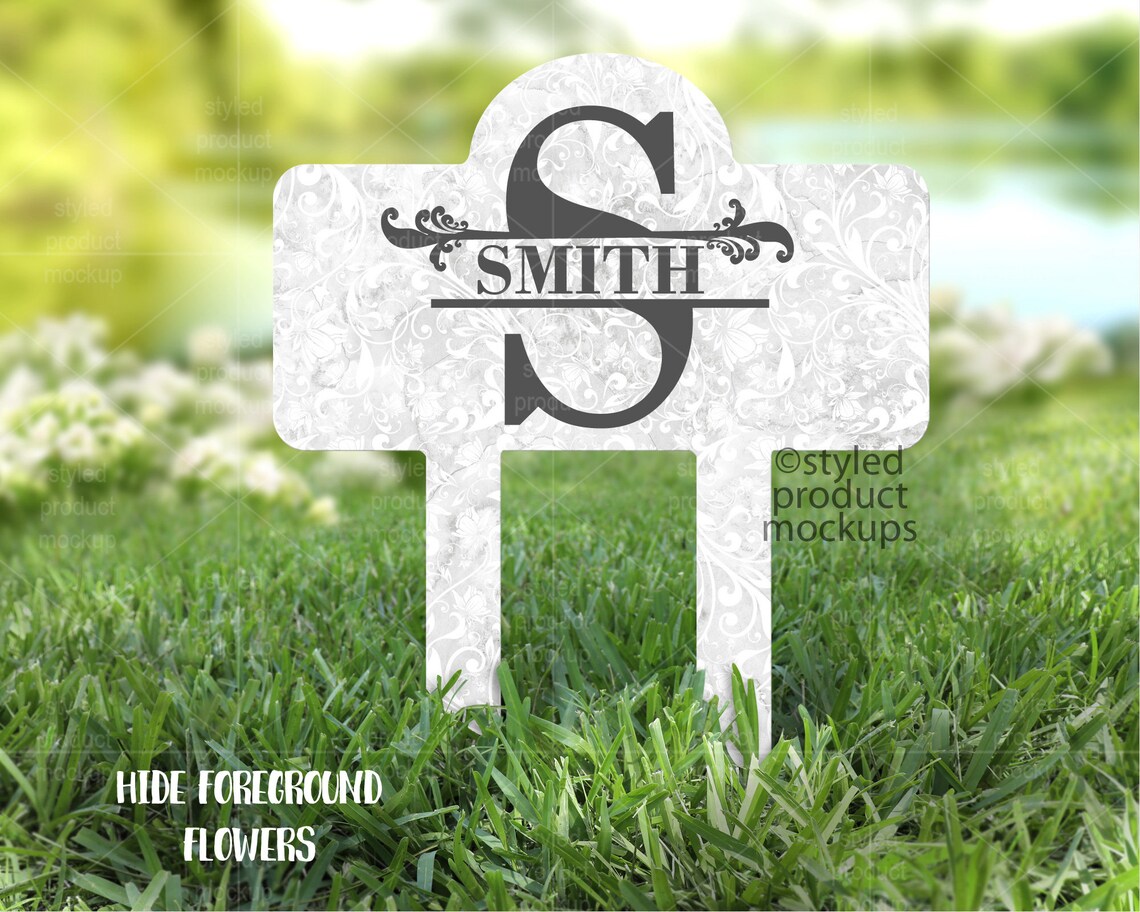 Sublimation Rounded Top Rectangular Sign Dye Sublimation Arched Rectangle Yard Sign in Garden Mockup | Etsy