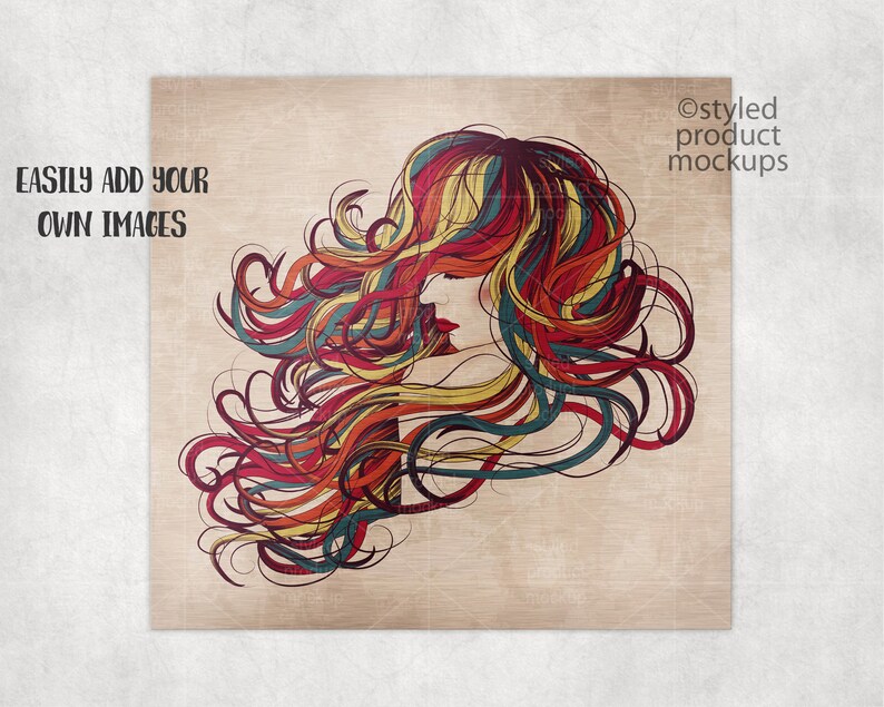 Download Dye sublimation metal photo print mockup Add your own image | Etsy