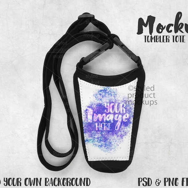 Cup Holder Tote Bag Etsy