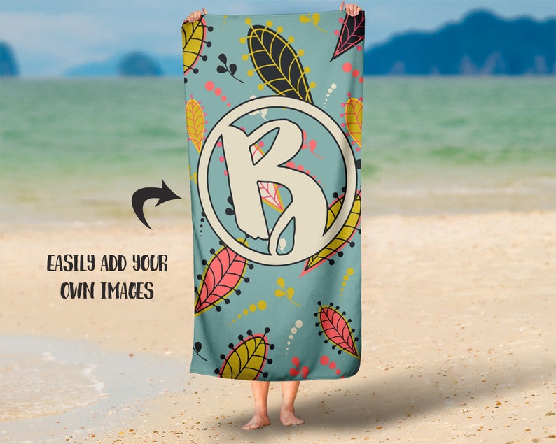 Download Rectangle 30x60 Beach Towel mockup template Add your own | Etsy
