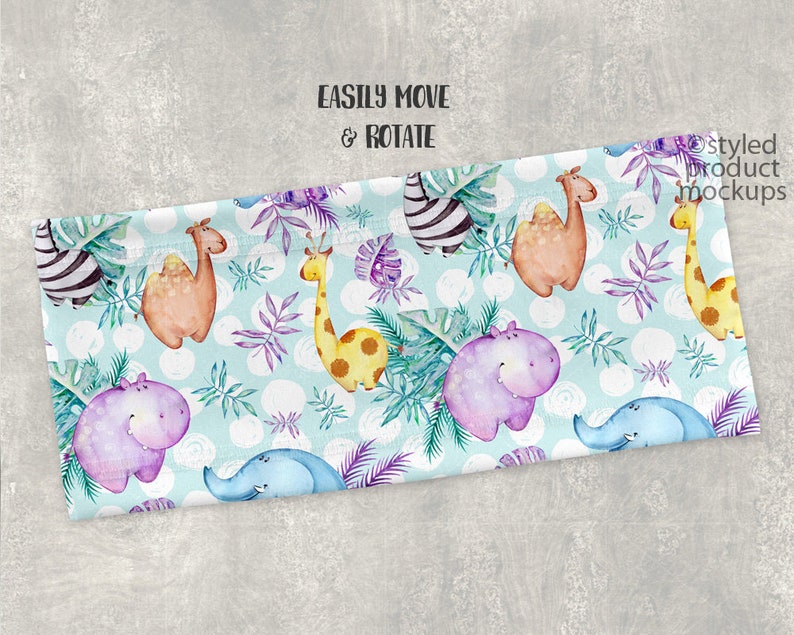 Download Dye sublimation headband mockup template Add your own ...