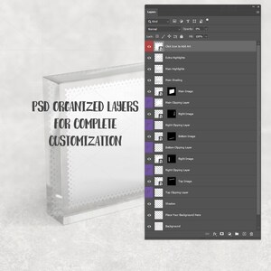 Mockup av kristallfotoblock 4x6 | Sublimering PSD | Glasfotoram bild 4