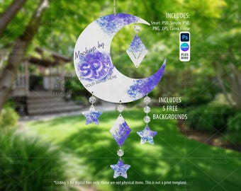 Mond Wind Spinner Mockup – PSD, PNG, Canva Rahmen & EPS