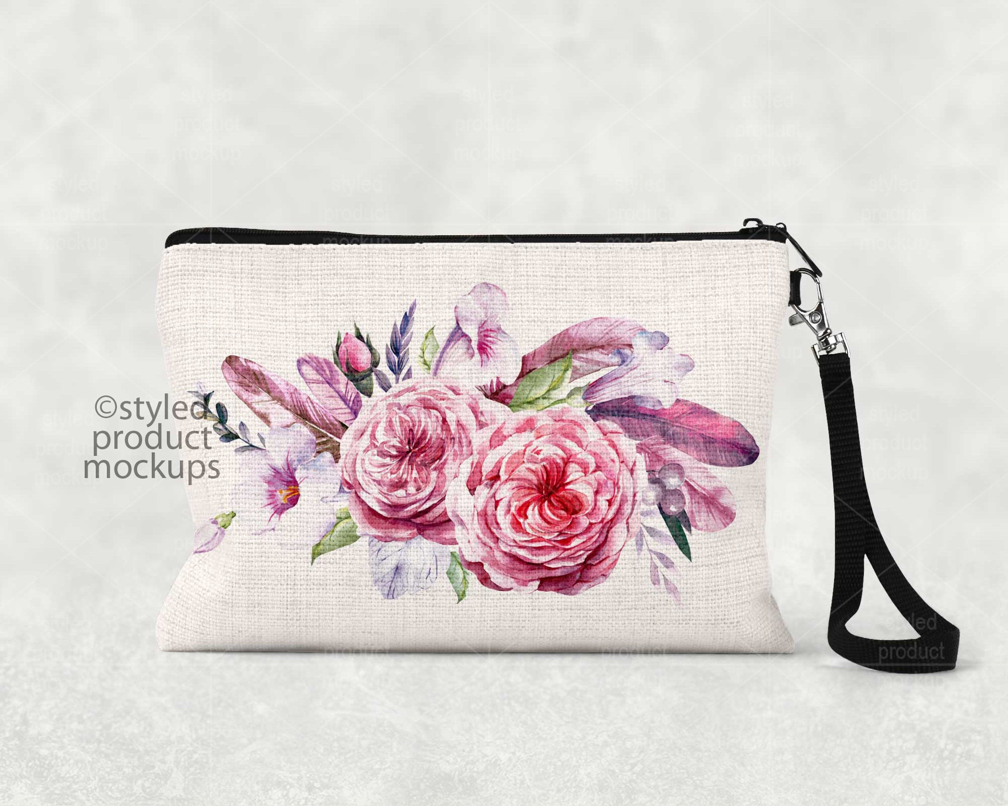 Dye sublimation light linen hand bag mockup Add your own | Etsy