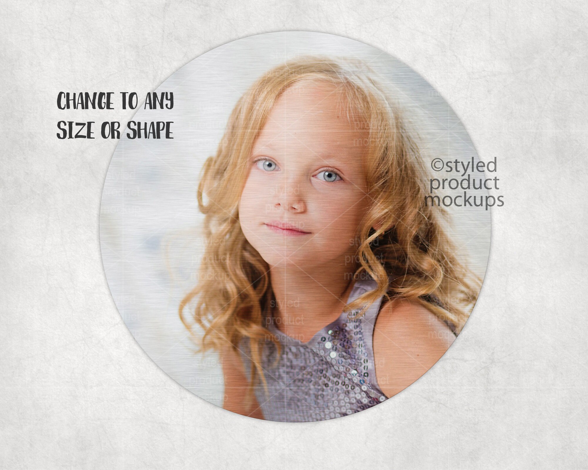 Download Dye sublimation metal photo print mockup Add your own ...