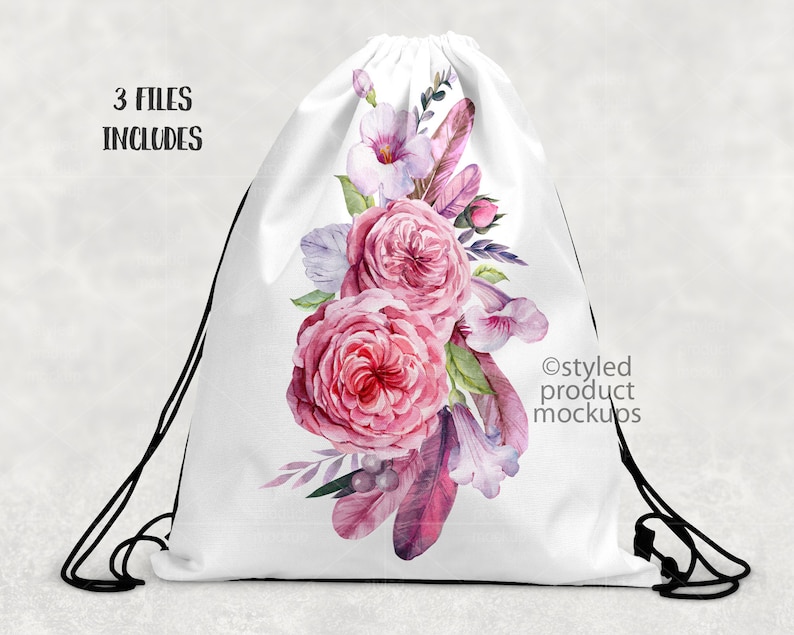 Drawstring Backpack Template Mockup Add Your Own Image and Etsy Drawstring Backpack Template Mockup Add Your Own Image and Etsy