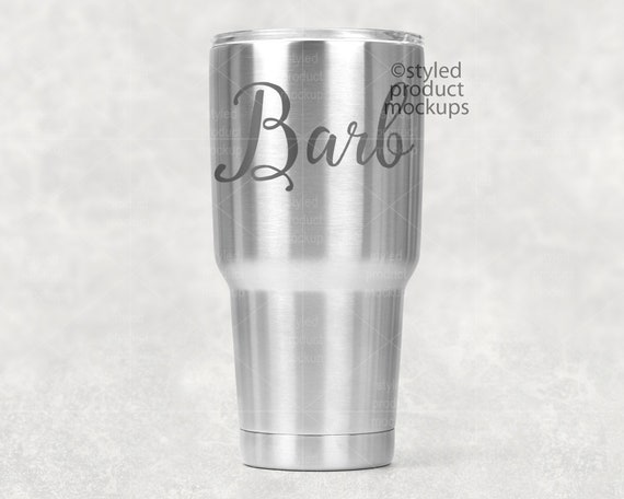 30 Oz Stainless Steel Tumbler Mockup Add Your Own Image And Etsy