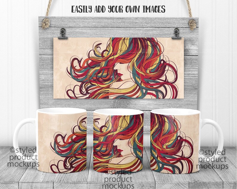 Download Full Wrap Mug Mockup Free - 11 oz Full Wrap Mug Mockups ...