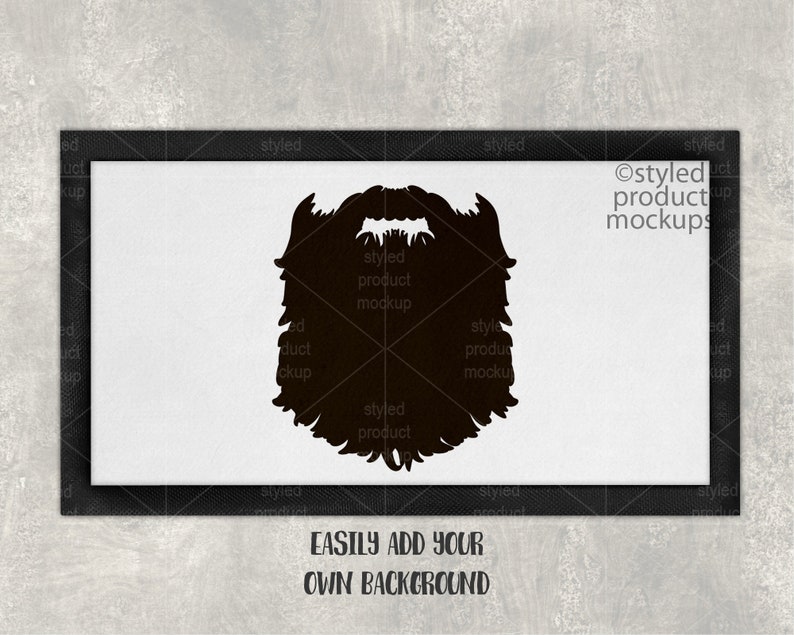 Download Dye sublimation bar runner mat Mockup Add your own image ...
