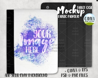 Dye Sublimation Tablet Case Mockup | Canva Frame (Digital Download)