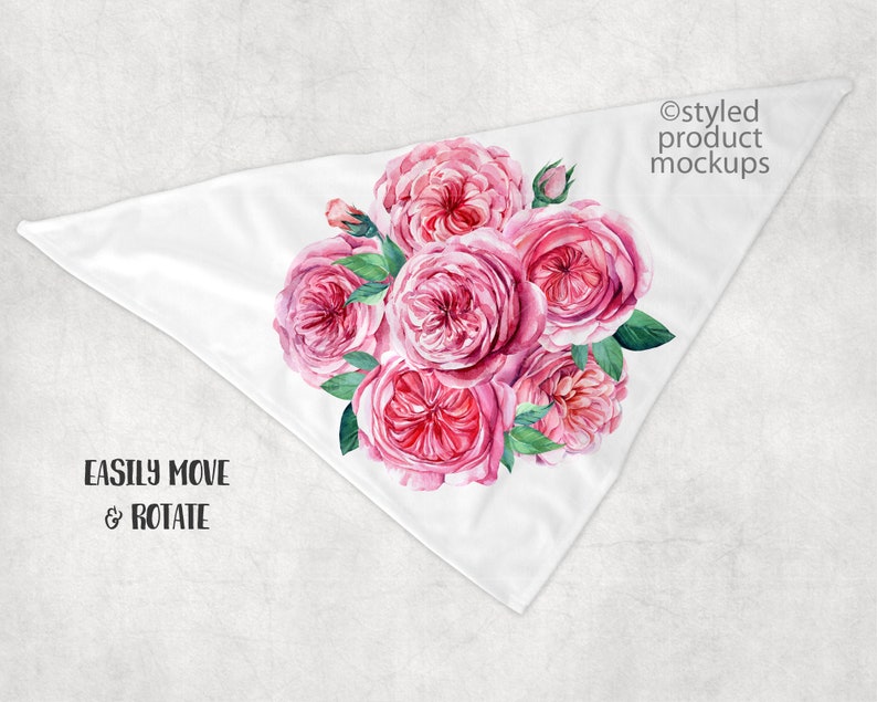 Download Dye sublimation bandana mockup template Add your own image ...