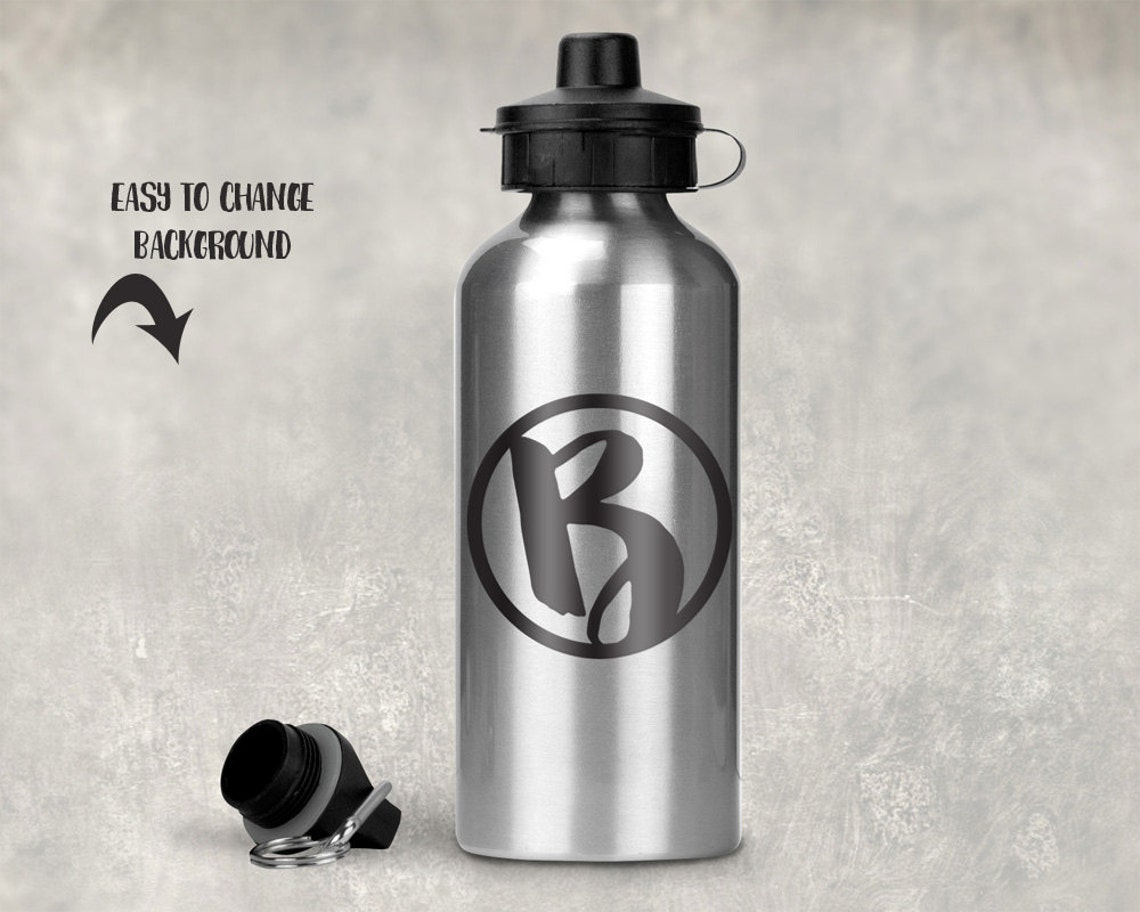 Download Sublimation Stainless Steel water bottle mockup template ...