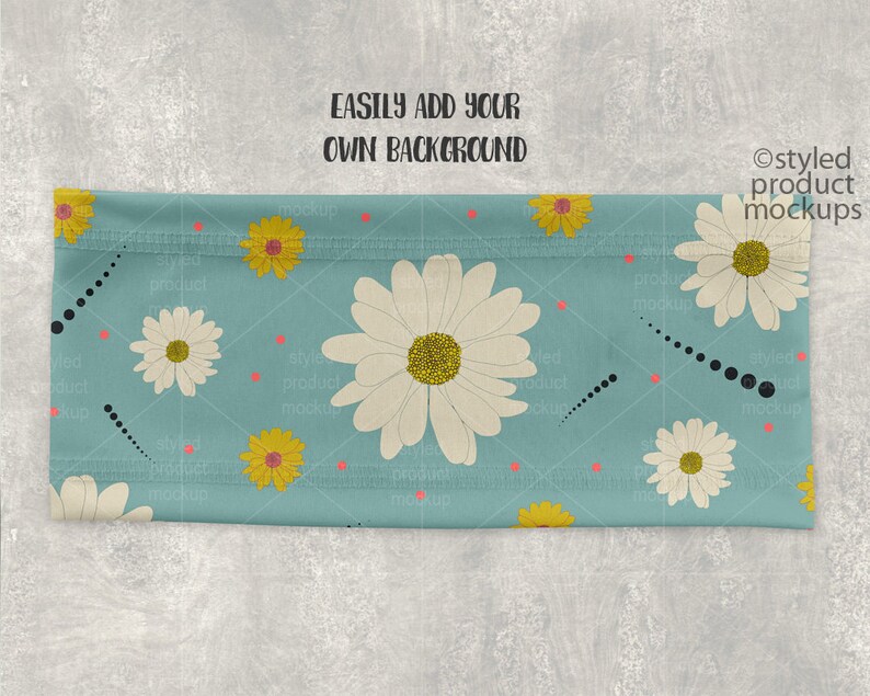 Download Dye sublimation headband mockup template Add your own ...