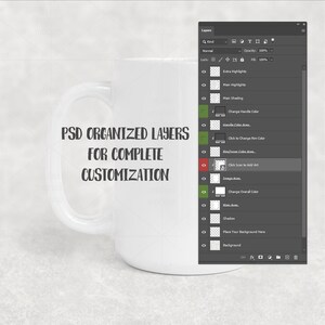 Maquette de tasse de 15 oz | Objet connecté PSD, PNG, cadre Canvas | Maquette par sublimation image 5
