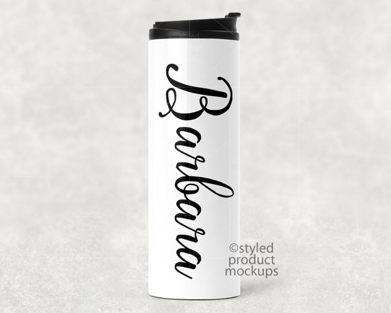 Dye Sublimation 16 Oz Tall Skinny Tumbler Mockup Add Your Etsy