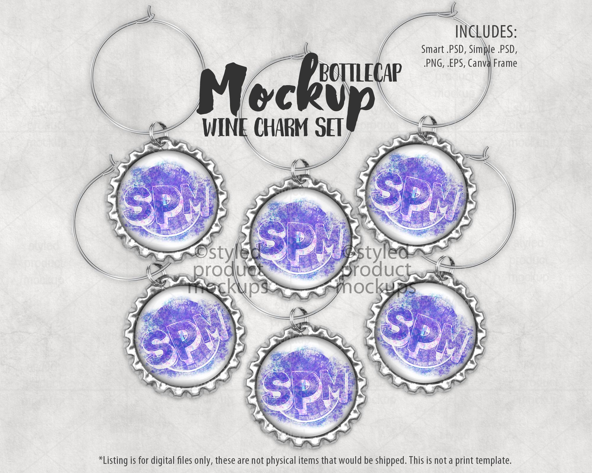 Water Bottle Bottle Cap Keychain Diy Bottlecap Charms