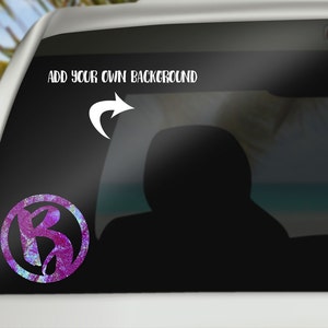 Car Decal mockup template Digital Download Stock Photography Vinyl car graphic template image 3