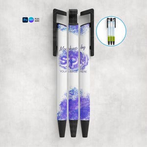 Phone Stand Pen Mockup for Dye Sublimation (PSD, Canva, PNG)