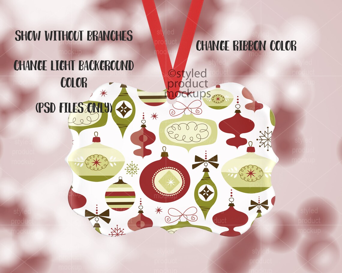 thumbnail image 2 of Smile Art Design Personalized Photo Christmas Ornament 2022 2 of 14