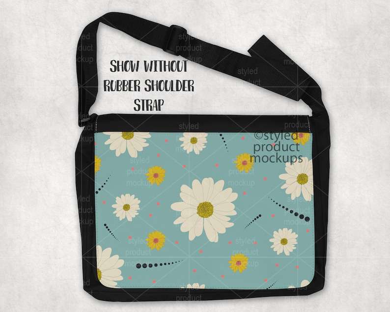 Dye sublimation large shoulder bag mockup Add your own image and background image 4