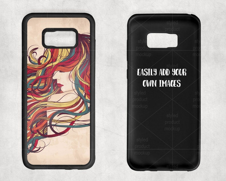 Download Sublimation Samsung S8 Dauphin case template mockup Add your | Etsy