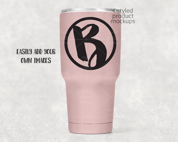 30 Oz Color Coated Tumbler Mockup Add Your Own Image And Etsy