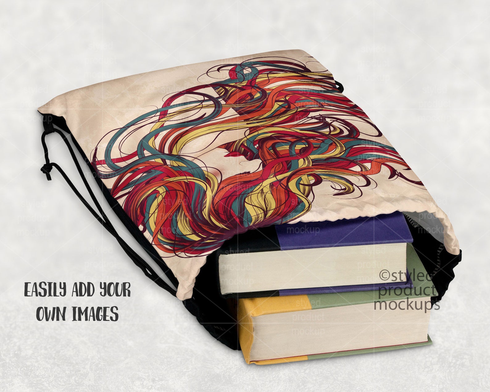 Drawstring backpack template mockup Add your own image and Etsy Drawstring backpack template mockup Add your own image and Etsy