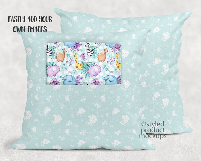 Download Dye sublimation white book pocket pillow mockup Add your ...