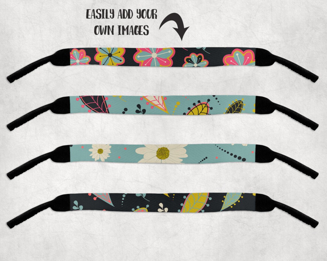 Download Neoprene Sunglass strap mockup template Add your own | Etsy