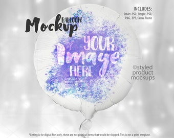 Party decor backdrop and floor decal Mockup | Add your own image