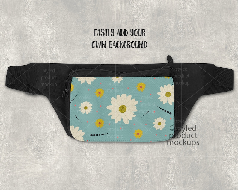 Download Dye sublimation waist bag mockup Add your own image and | Etsy
