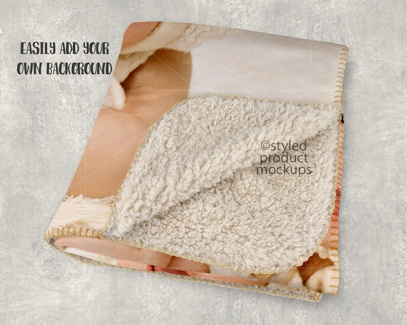 Dye Sublimation Sherpa Back Blanket With Whip Stitch Border Etsy