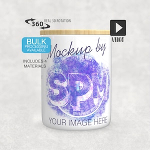Animated Candle Jar Video Mockup | Instant Product Mockup Generator | Easy Browser App