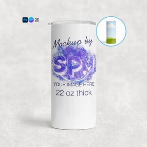 22oz Fatty Tumbler Mockup (PSD, Canva, PNG) image 1