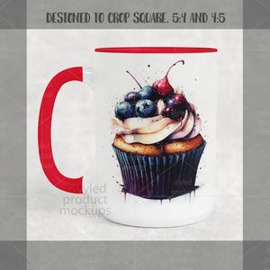 Maquette de tasse de 15 oz | Objet connecté PSD, PNG, cadre Canvas | Maquette par sublimation image 6
