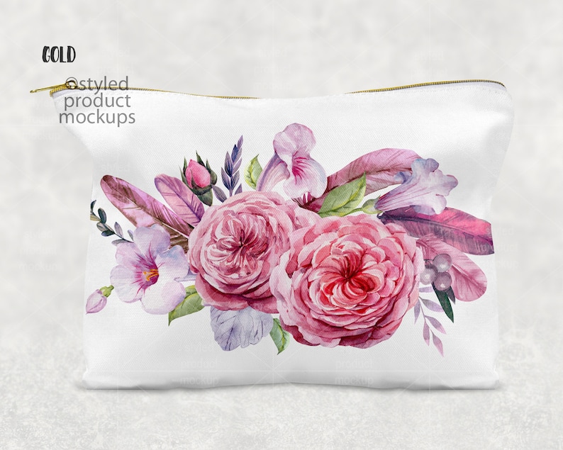 Download Dye sublimation polyester canvas zippered cosmetic bag ...