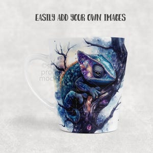 Dye sublimation 12oz Latte Mug Mockup (PSD, Canva, PNG) image 2