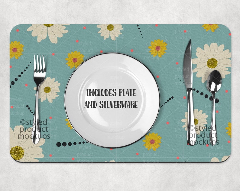 Download Dye sublimation placemat mockup template Add your own image | Etsy
